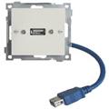 Tilkoblingspanel - USB 3.0 ELKO Sentralplate Rett